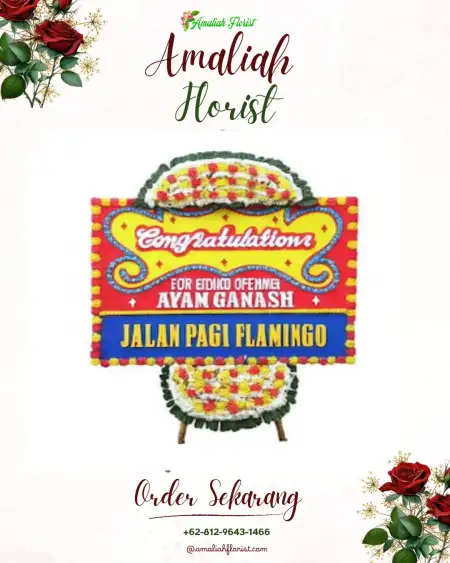 Sewa Papan Bunga Gugul